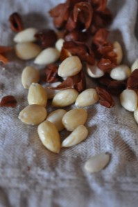 blanšētas mandeles